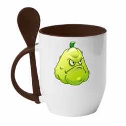 Чашка з ложкою Кабачок - PrintSalon