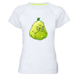 Жіноча футболка для спорту Кабачок - PrintSalon