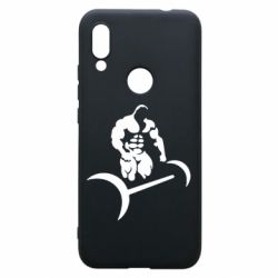 Чехол для Xiaomi Redmi 7 Качек и штанга - PrintSalon