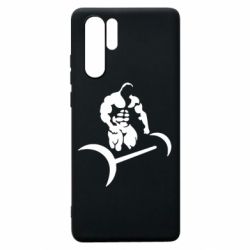 Чехол для Huawei P30 Pro Качек и штанга - PrintSalon