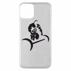 Чехол для iPhone 11 Качек и штанга - PrintSalon