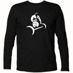 Футболка с длинным рукавом Качек и штанга - PrintSalon