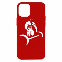 Чехол для iPhone 12 mini Качек и штанга