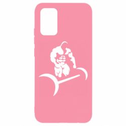 Чехол для Samsung A02s/M02s Качек и штанга - PrintSalon