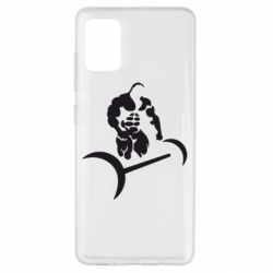 Чохол для Samsung A51 Качок і штанга