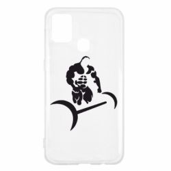Чехол для Samsung M31 Качек и штанга - PrintSalon