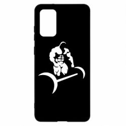 Чехол для Samsung S20+ Качек и штанга - PrintSalon
