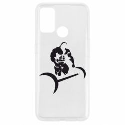 Чехол для Oppo A53/A32/A33 Качек и штанга