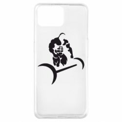 Чехол для Oppo A73 Качек и штанга - PrintSalon