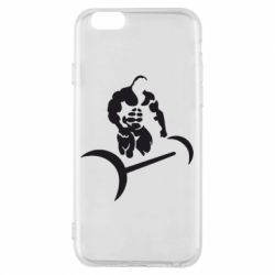 Чехол для iPhone 6/6S Качек и штанга - PrintSalon
