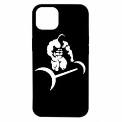 Чехол для iPhone 14 Качек и штанга - PrintSalon