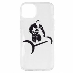 Чехол для iPhone 14 Plus Качек и штанга - PrintSalon