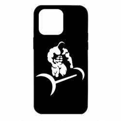 Чехол для iPhone 14 Pro Max Качек и штанга - PrintSalon