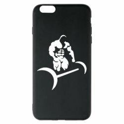 Чехол для iPhone 6 Plus/6S Plus Качек и штанга - PrintSalon