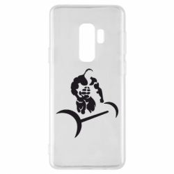 Чехол для Samsung S9+ Качек и штанга - PrintSalon