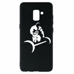 Чехол для Samsung A8+ 2018 Качек и штанга - PrintSalon