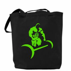 Эко-сумка Качек и штанга - PrintSalon