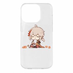 Чехол для iPhone 14 Pro Кадзуха с котом