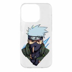 Чехол для iPhone 14 Pro Kakashi portrait-PrintSalon Чехол для iPhone 14 Pro Kakashi portrait