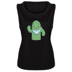Женская майка Кактус - PrintSalon