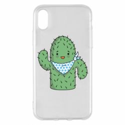 Чехол для iPhone X/Xs Кактус - PrintSalon