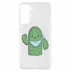 Чехол для Samsung S21 Кактус - PrintSalon