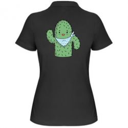 Женское поло Кактус - PrintSalon