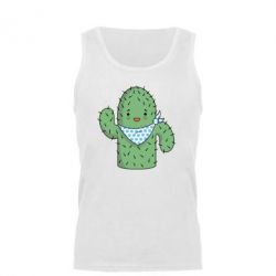 Мужская майка Кактус - PrintSalon