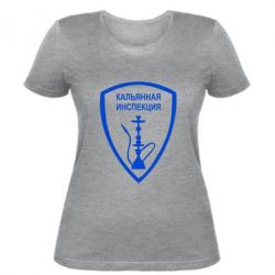 Женская футболка Кальянная инспекция - PrintSalon