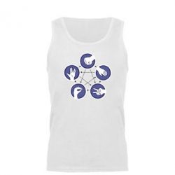 Майка чоловіча Камінь, ножиці, папір, ящірка, спок-PrintSalon Майка чоловіча Камінь, ножиці, папір, ящірка, спок