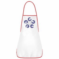 Фартух Камінь, ножиці, папір, ящірка, спок - PrintSalon