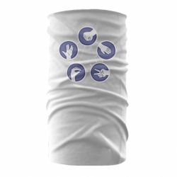 Бандана Камінь, ножиці, папір, ящірка, спок - PrintSalon