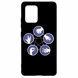 Чохол для Samsung S10 Lite Камінь, ножиці, папір, ящірка, спок