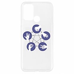 Чохол для Oppo A52 / A72 / A92Камінь, ножиці, папір, ящірка, спок - PrintSalon