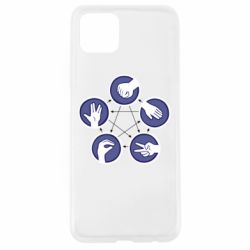 Чехол для Oppo A92s Камень, ножницы, бумага, ящерица, спок-PrintSalon Чехол для Oppo A92s Камень, ножницы, бумага, ящерица, спок