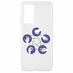 Чохол для Xiaomi Mi 10T / 10T Pro Камінь, ножиці, папір, ящірка, спок - PrintSalon