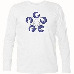 Футболка з довгим рукавом Камінь, ножиці, папір, ящірка, спок - PrintSalon