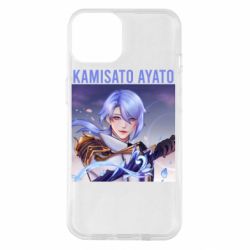 Чехол для iPhone 14 Kamisato Ayato - PrintSalon