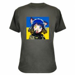 Камуфляжная футболка Аниме Украина - PrintSalon