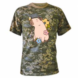 Камуфляжная футболка Be Capy - PrintSalon