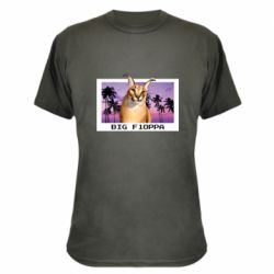 Камуфляжная футболка Big Floppa - PrintSalon