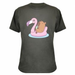 Камуфляжная футболка Capybara Chilling - PrintSalon