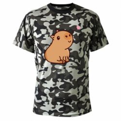 Камуфляжна футболка Capybara - PrintSalon