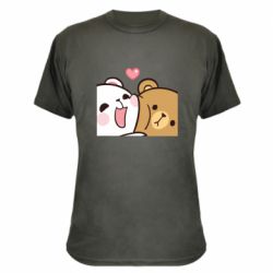 Камуфляжная футболка Чиби мишки - PrintSalon