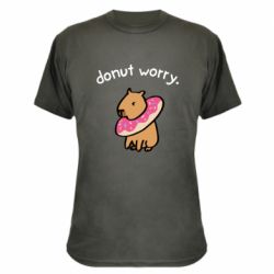 Камуфляжная футболка Donut Worry - PrintSalon