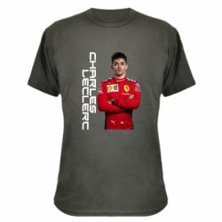 Камуфляжная футболка F1 Charles Leclerc - PrintSalon