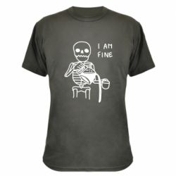 Камуфляжная футболка I'm Fine... - PrintSalon