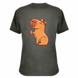 Камуфляжная футболка Капибара лайк - PrintSalon