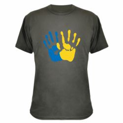 Камуфляжная футболка Руки Украина - PrintSalon