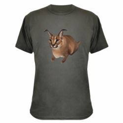 Камуфляжная футболка Шлепа кот - PrintSalon